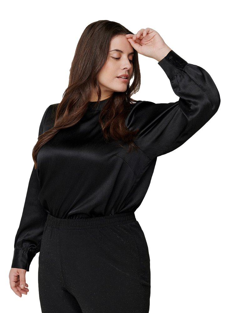 ZIZZI SATYNOWA ELEGANCKA BLUZKA 458A ZIZZI SATYNOWA ELEGANCKA BLUZKA 458A