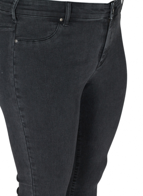 ZIZZI SZARE JEANSY SPODNIE STRETCH 064G