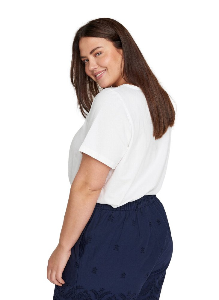 ZIZZI FANTASTYCZNA BIAŁA BLUZKA 020B ZIZZI FANTASTYCZNA BIAŁA BLUZKA 020B