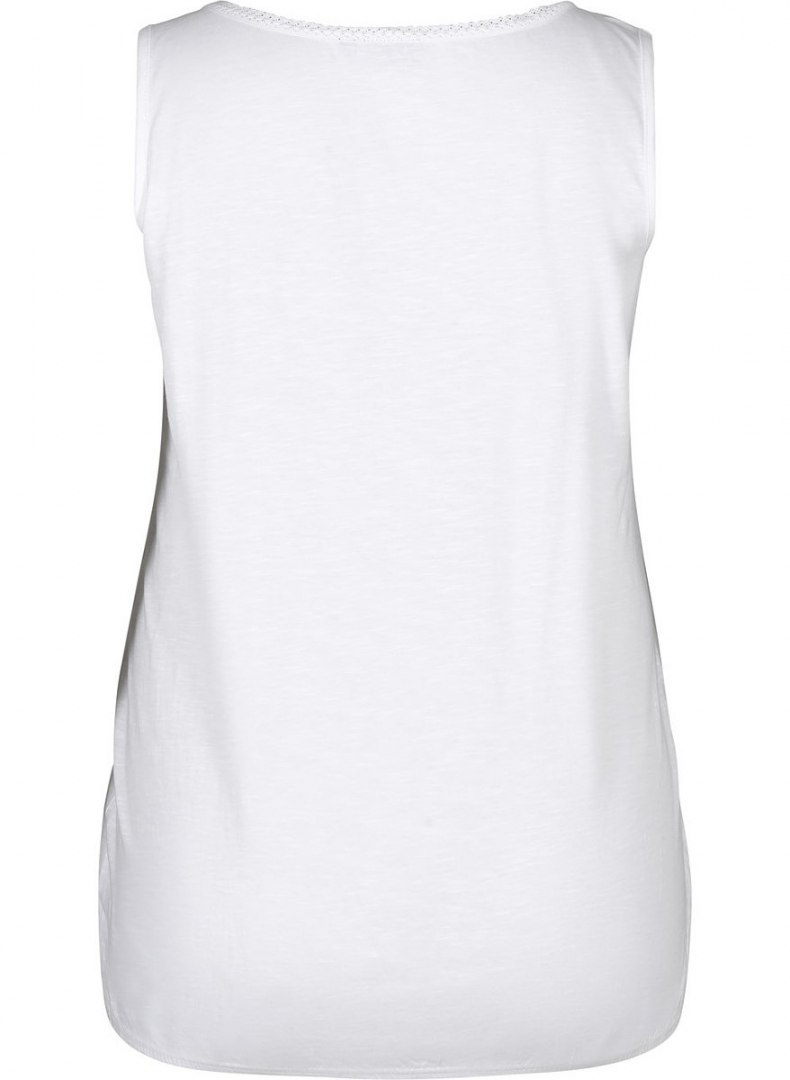 ZIZZI BLUZKA TOP BIEL ŚCIĄGACZ 013B ZIZZI BLUZKA TOP BIEL ŚCIĄGACZ 013B