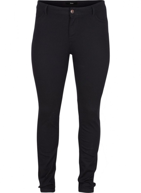 ZIZZI CZARNE KLASYCZNE JEANSY RURKI N82 300A