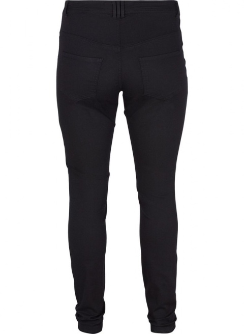 ZIZZI CZARNE KLASYCZNE JEANSY RURKI N82 300A