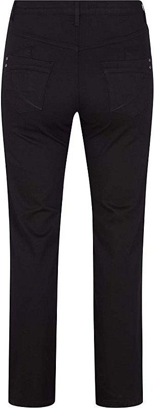 ZIZZI JEANSY CZARNE PROSTA NOGAWKA N82 400A