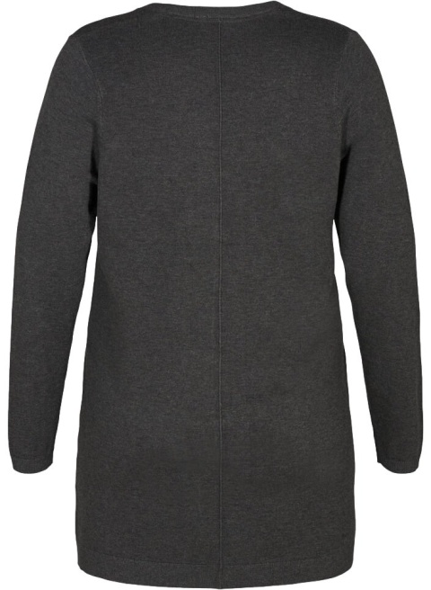 ZIZZI MODNA SZARA NARZUTKA SWETER 099E