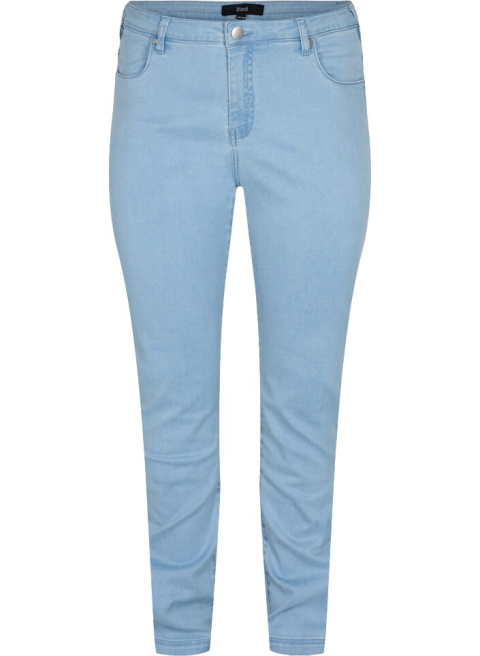 ZIZZI JASNE PROSTE SPODNIE JEANSY 305B N82