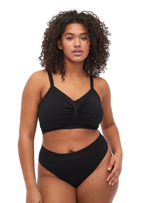 ZIZZI MAJTKI TYPU STRINGI CZARNE 064A