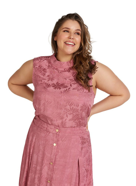 ZIZZI ELEGANCKI RÓŻOWY TOP BLUZKA RÓŻ 822B ZIZZI ELEGANCKI RÓŻOWY TOP BLUZKA RÓŻ 822B