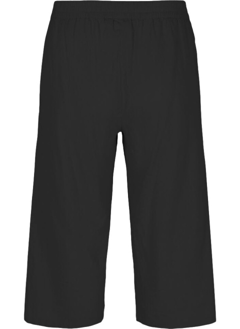ZIZZI SPODNIE 7/8 BAWEŁNA Z LNEM CZARNE 047E