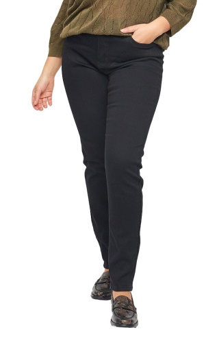 ADIA SPODNIE JEANSY ZWĘŻNE CZARNE A155