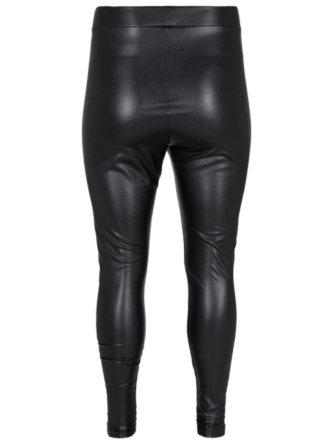 ZIZZI CZARNE LEGGINSY IMITACJA SKÓRY 131A
