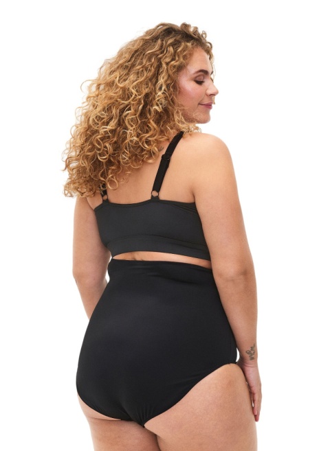 ZIZZI CZARNE MAJTKI KĄPIELOWE BIKINI WYSOKI STAN 506E ZIZZI CZARNE MAJTKI KĄPIELOWE BIKINI WYSOKI STAN 506E