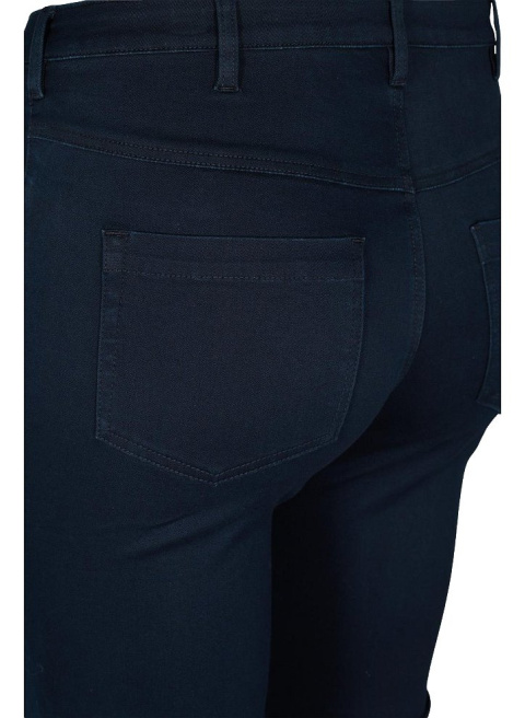 ZIZZI SPODNIE JEANSY SLIM RURKI GRANATOWE 305L UNWASHED