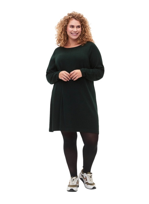ZIZZI ZIELONA DZIANINOWA SUKIENKA 194B ZIZZI ZIELONA DZIANINOWA SUKIENKA 194B