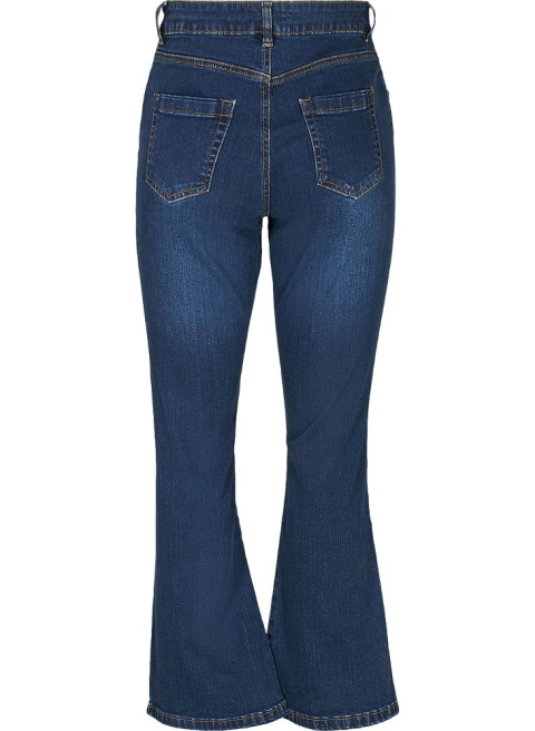 ZIZZI PIĘKNE NIEBIESKIE JEANSY BOOTCUT N82 664C