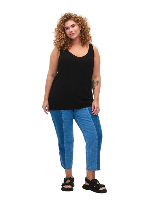 ZIZZI ŚLICZNY CZARNY TOP 185A