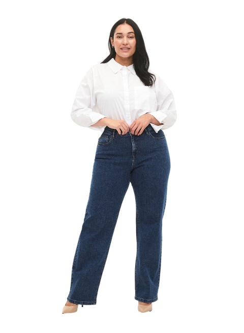 ZIZZI ŚWIETNE NIEBIESKIE JEANSY GEMMA 993A