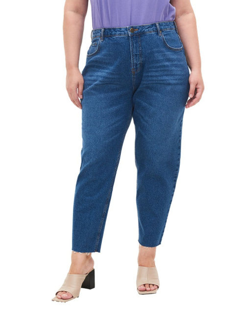 ZIZZI UROCZE NIEBIESKIE JEANSY TYPU MOM 378B