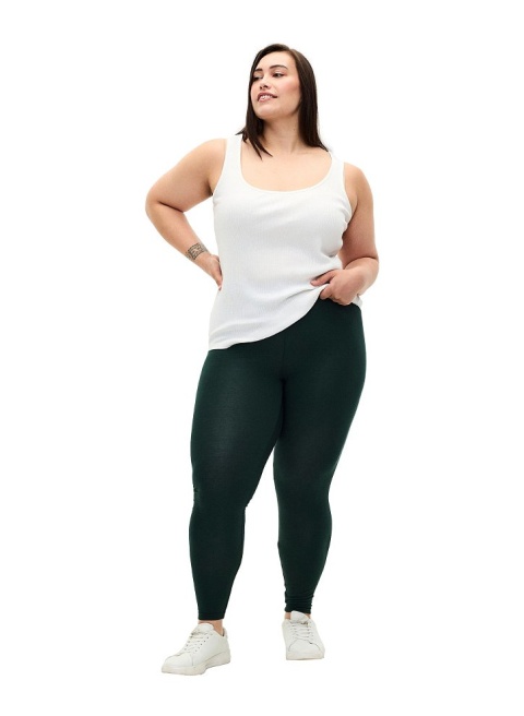 ZIZZI KLASYCZNE ZIELONE LEGGINSY 011T