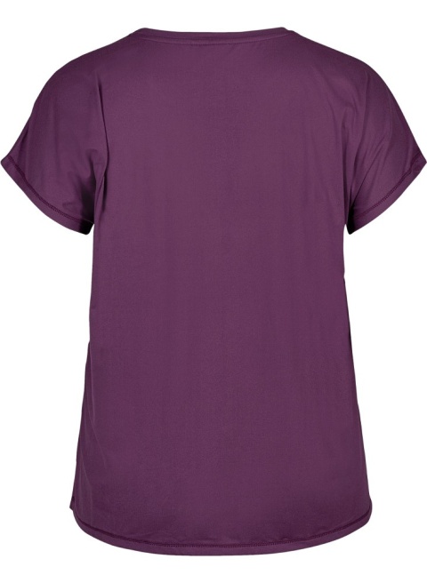 ZIZZI SPORTOWY T-SHIRT BORDOWY 305A