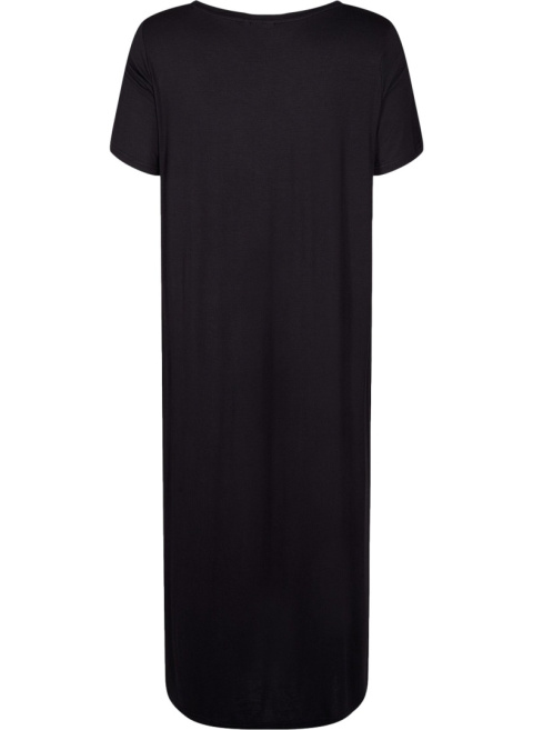 ZIZZI ZWIEWNA CZARNA SUKIENKA MAXI 102T