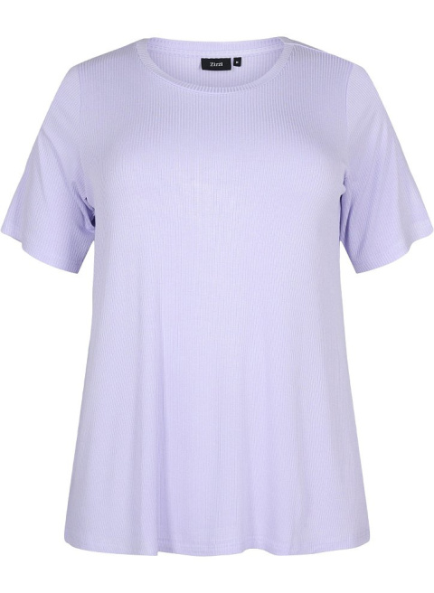 ZIZZI T-SHIRT FIOLETOWY WISKOZA 241B