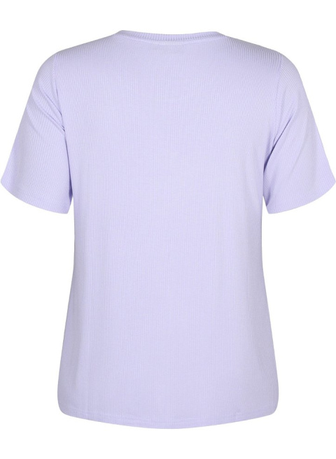 ZIZZI T-SHIRT FIOLETOWY WISKOZA 241B