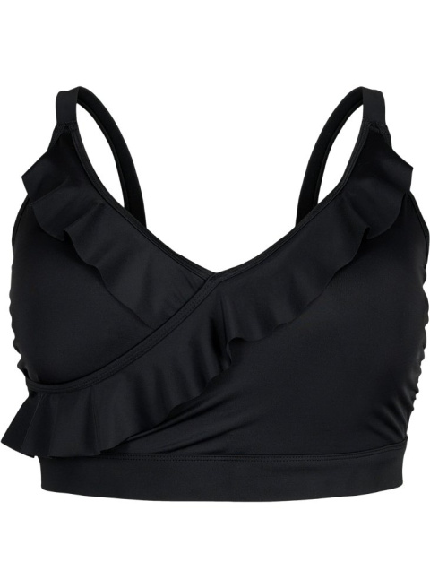 ZIZZI CZARNA GÓRA OD BIKINI MARSZCZENIA 506H