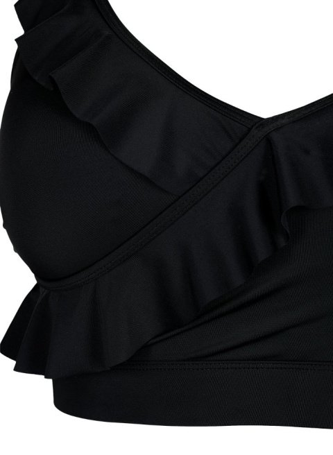 ZIZZI CZARNA GÓRA OD BIKINI MARSZCZENIA 506H