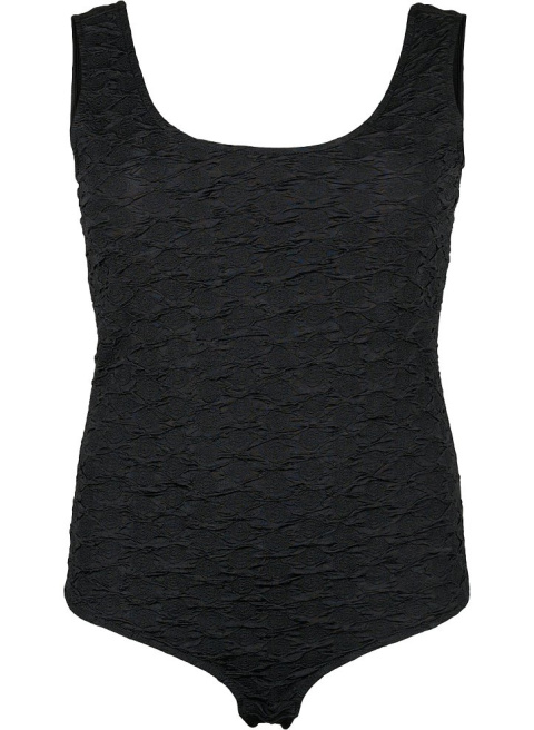 ZIZZI CZARNE BODY TOP MARSZCZONE 057A