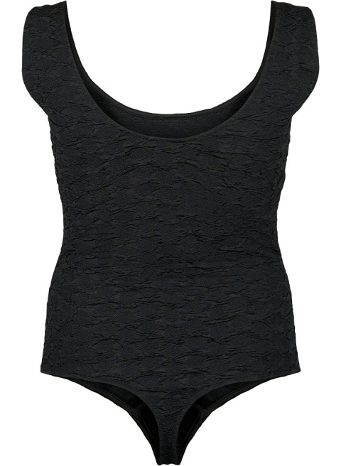 ZIZZI CZARNE BODY TOP MARSZCZONE 057A