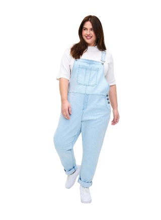 ZIZZI JEANSOWE OGRODNICZKI KOMBINEZON JASNONIEBIESKIE 034B