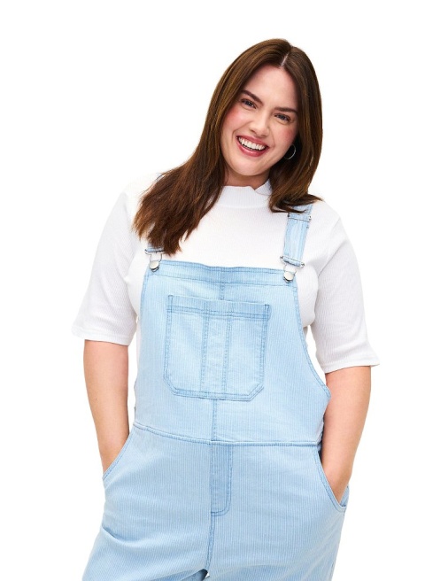 ZIZZI JEANSOWE OGRODNICZKI KOMBINEZON JASNONIEBIESKIE 034B ZIZZI JEANSOWE OGRODNICZKI KOMBINEZON JASNONIEBIESKIE 034B