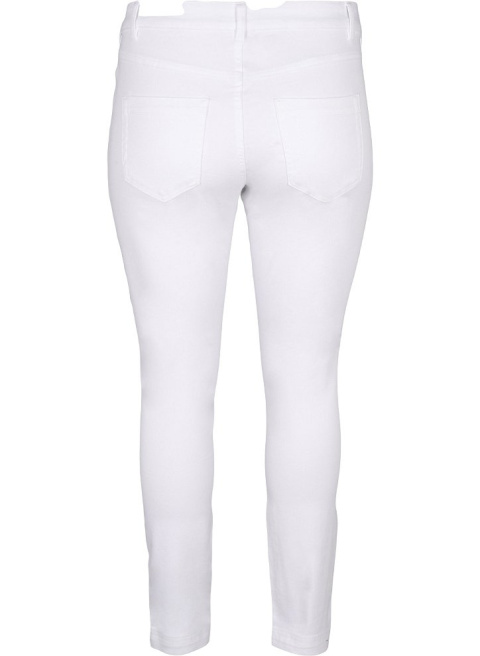 ZIZZI SPODNIE JEANSY BIAŁE SLIM FIT 305F